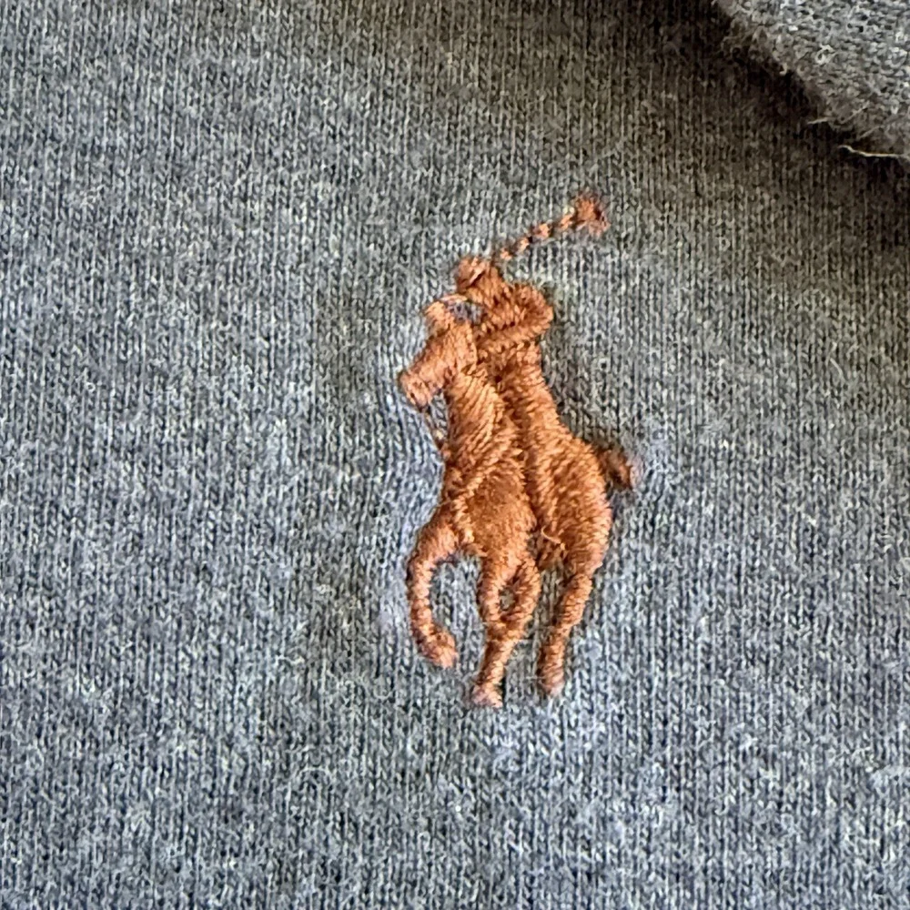 Polo Ralph Lauren Mens XXL Blue Heather 1/4 Zip Pullover Pony Logo Soft Sweater‎